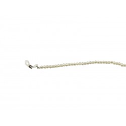 Cadena de perlas blancas (6 uds)