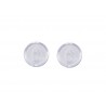 Plaqueta pvc redonda 9mm