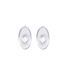 Plaqueta silicona oval hongo 13 mm