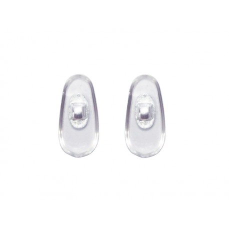 Plaqueta oval metálica 13 mm