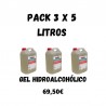 Gel Hidroalcoholico 3x5L