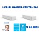 2 CAJAs GAMUZA ANTIFOG CRISTAL ZAS