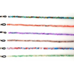 Cadena perlas multicolor (6 uds)