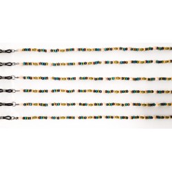 Cadena cuentas semilla verde (6 uds)